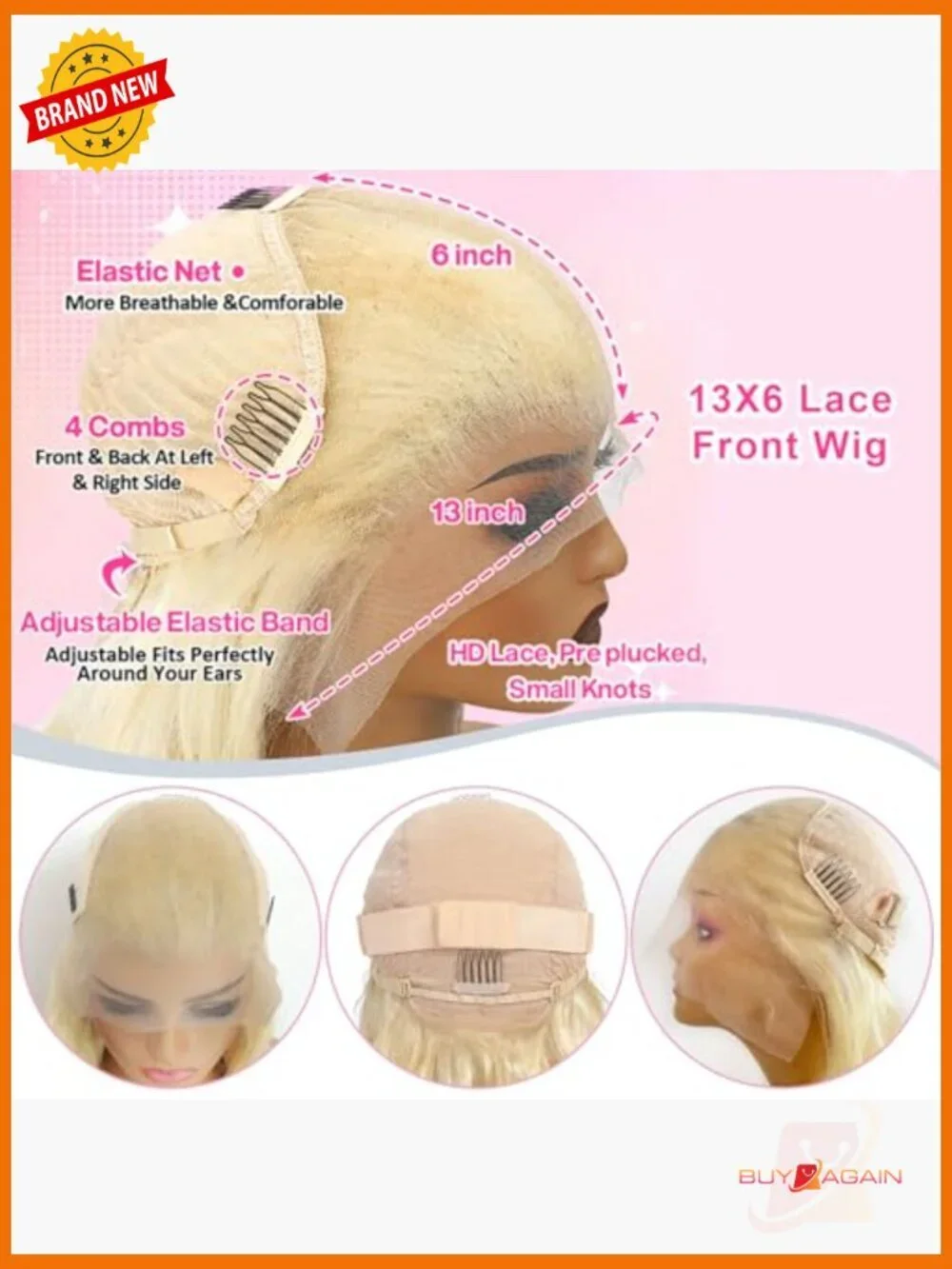 28 Inch 613 Body Wave Lace Front Wig Human Hair 200 Density Pre Plucked